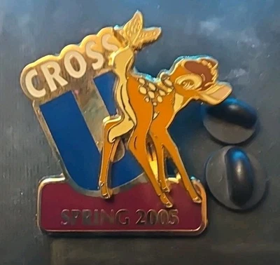 迪斯尼 WDW 演员独家十字 U 2005 年弹簧 BAMBI 蝴蝶 LE 2500 针 — 第 1/3 张图片