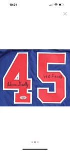Adrian Dantley Signed XL Pistons Jersey Inscribed "HOF 2008" (PSA) - Picture 1 of 3