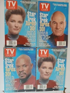 TV GUIDE KONVOLUT 4 STAR TREK THE CAPTAINS TV GUIDES ALLE IN FAST NEUWERTIG-NEUWERTIG - Bild 1 von 1