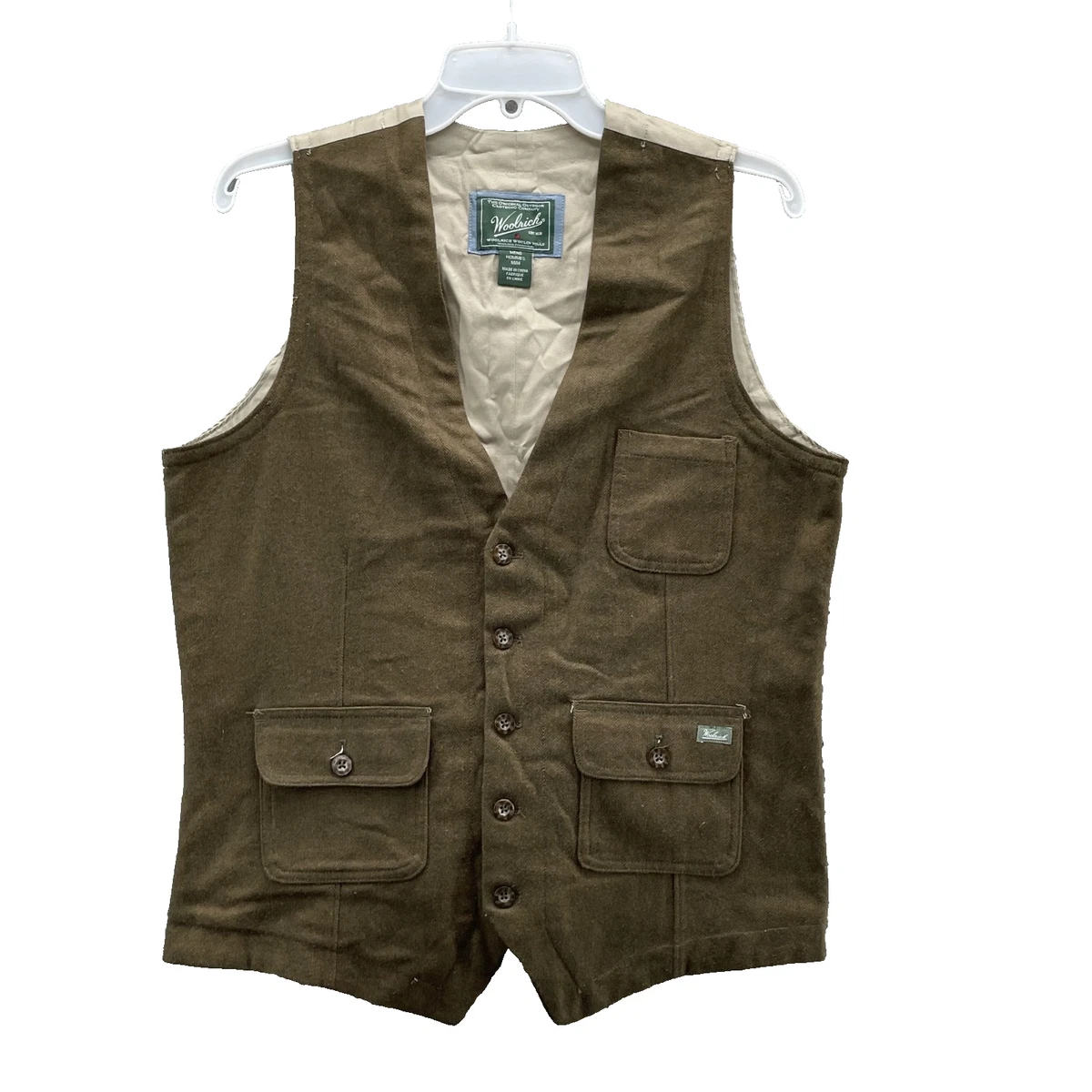 トップス special! 50s Woolrich Wool Vest Vintage Woolrich Wool Vest SZ XL – The Barn Owl Vintage Goods