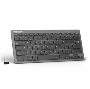 Mini Wireless Keyboard SILVER - Picture 1 of 5