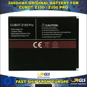 AKKU BATTERY CUBOT Z100 / Z100 PRO AKKU 2600mAh GARANTIE ITA - Bild 1 von 3