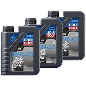 LIQUI MOLY Motoröl mineralisch Street Motorenöl Motor Öl 3x 1 Liter 10W-40 - Bild 1 von 8
