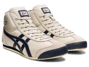 Onitsuka Tiger MEXICO Mid Runner 1183B577.200 BIRCH/INDIAN INK from JAPAN NEW - Picture 1 of 9