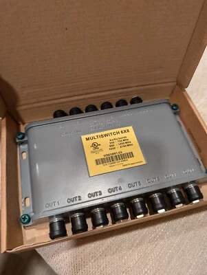 Satellite Multi Switch Direct TV ka ku bands 6 x 8 ms6x8 r1 03flex port - Image 1 of 3