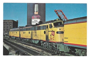 Union Pacific Railroad E9 Locomotive Train City of Portland Denver Postcard - Picture 1 of 2