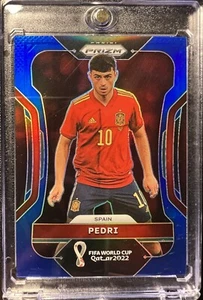 2022 Prizm FIFA World Cup Qatar Pedri Blue /299 #226 -Spain - Picture 1 of 2