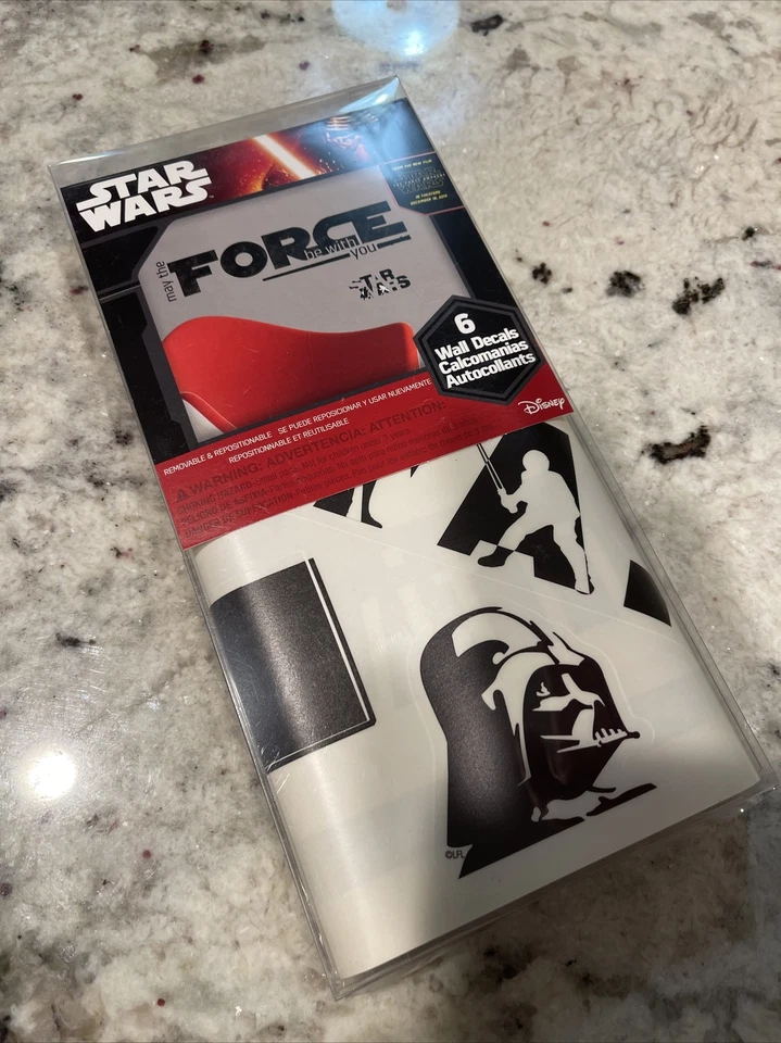 RoomMates Repositionable Star Wars Episode VII May The Force Be with You Wall S