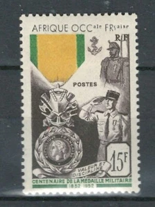 AFRICA OCCIDENTAL FRENCH COLONIES MILITARY MEDAILLE MH STAMP LOT (OXY 668) - Picture 1 of 1
