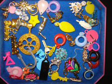 SUPER STAR ERA:VTG 1980'S & 90'S SINGLE EARRINGS~ALL IN GOOD CONDITION~NO PAIRS~