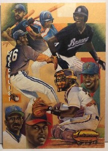 1994 Ted Williams Co. Derek Jeter, Michael Jordan Checklist NM/ Mint (8)  #DG-9