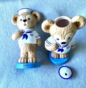 Duffy The Disney Bear Sailor Hong Kong Disneyland Drink Containers Set Of 2pcs. - Picture 1 of 3