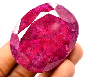 451.0 CT Natural Huge Red Ruby AGL Certified Museum Use Oval Cut Gemstone - Picture 1 of 6