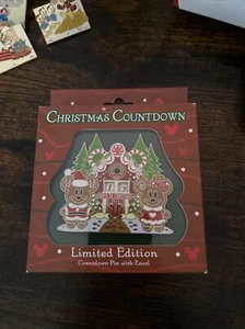 Disney Christmas Countdown 2016 Limited Ed 2000 Pin, Mickey & Minnie Gingerbread - Picture 1 of 2
