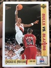 1991-92 UPPER DECK Bulls Vs Blazers International ITALIAN version#175 RARE!!