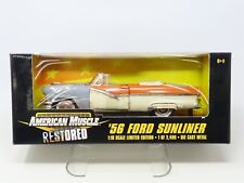 1/18 Scale ERTL American Muscle Restored Limited Edition 36398 '56 Ford Sunliner