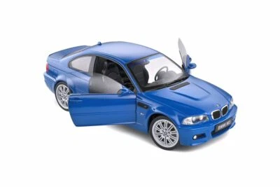BMW M3 E46 COUPE LAGUNA BLUE 2000 SOLIDO S1806502 1/18 METAL - Photo 1/4