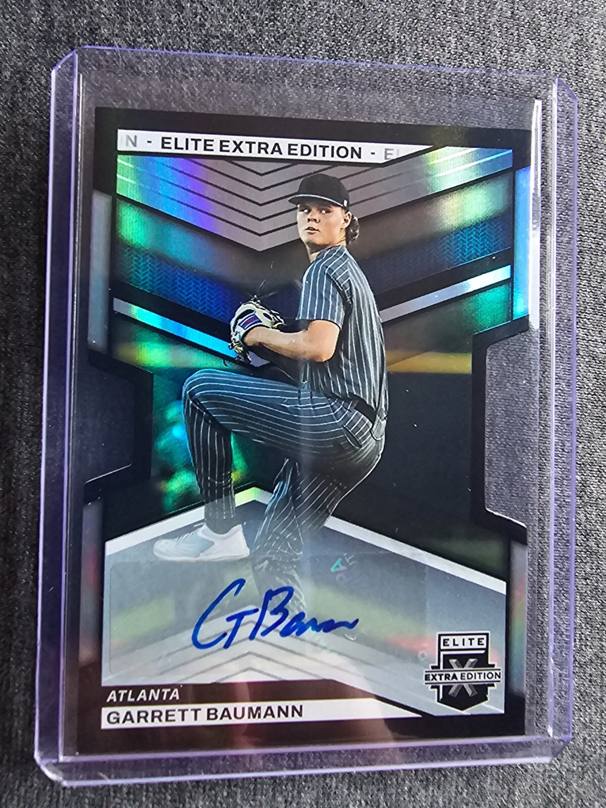 2023 Panini Elite Extra Edition - Signatures Die-Cut #30 Garrett Baumann /399