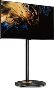 FITUEYES Design TV Bodenständer für 32-60 Zoll Minimalismus Eck TV Ständer schwarz - Bild 1 von 8