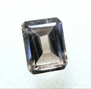 VERY NICE 8 x 6 mm EMERALD CUT SMOKY QUARTZ BRAZIL VS GRADE - Picture 1 of 2