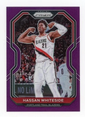 🏀 Hassan Whiteside 2020-21 Panini Prizm Purple Prizm SN/99 #158 🏀🔥 - Image 1 of 2