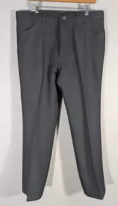 Wrangler Wrancher Boot Jeans 38X29 Men's Black Regular Fit Bootcut Pants - Picture 1 of 4