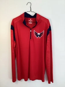 Washington Capitals Fanatics 1/4 Zip Pullover Men’s Large Never Worn - Picture 1 of 4