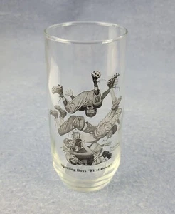 Vintage MCM Libbey Glass Norman Rockwell Sporting Boys "First Down" Tumbler - Bild 1 von 7