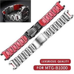 1000mm Strap For Casio G-SHOCK MTG B1000 Bracelet Stainless Steel Watch Band - Picture 1 of 8