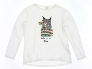 Camiseta ZARA niños 257922 Robert el Zorro manga larga lentejuelas talla 11/12 - Imagen 1 de 2