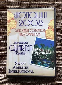 VERY RARE DVD 2008 62nd International Quartet Finalists Honolulu: Sweet Adelines - Bild 1 von 3