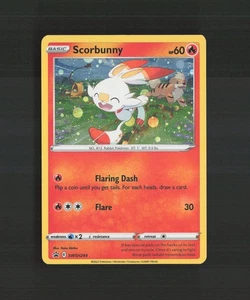Scorbunny SWSH244 Sword & Shield Black Star Promo Holo Pokemon Card LP+ - Picture 1 of 10