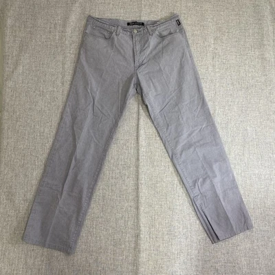 Pantalones de hombre Versace Jeans Couture 36 50 grises hechos en Italia algodón logotipo de Medusa Foto 1 de 4