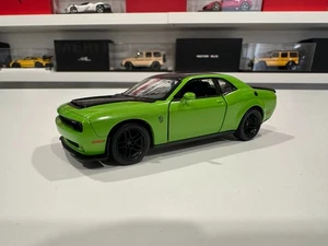 NEW 1/40 Kinsmart Dodge Challenger SRT Demon 170 Diecast Model KT5461D - GREEN - Picture 1 of 3