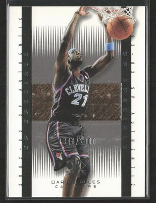 Darius Miles 2002-03 SP Authentic #135 /2000 Cleveland Cavaliers - Image 1 of 2