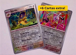 Lote Cartas Pokémon Heliolisk Holo + Castform - Francés + 6 Cartas Adicionales - Imagen 1 de 6
