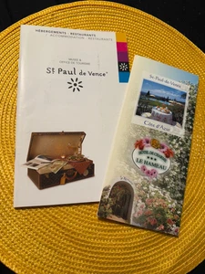 St. Paul de Vence Restaurants Buch + Cote d'Azur Flyer - Bild 1 von 8