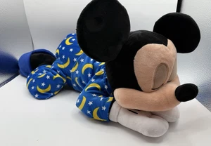 Disney Parks Dream Pets Sleeping Mickey Mouse in Pajamas Pillow Plush - Picture 1 of 9