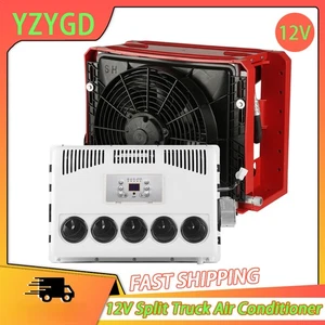 12V Car Caravan RV Split AC For Engineering Truck Bus Air Conditioner - Picture 1 of 12