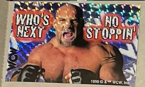 Adesivo Prisma Distributore Automatico WCW Rookie GOLDBERG Vintage 1998 Ottimo NUOVO! #2 - Foto 1 di 2