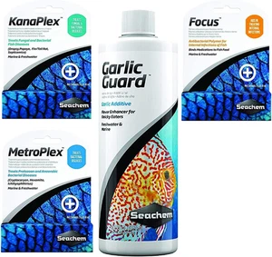 Pacchetto trattamento acquario Ultimate - Metroplex, Kanaplex, Focus, Garlic Gua - Foto 1 di 12
