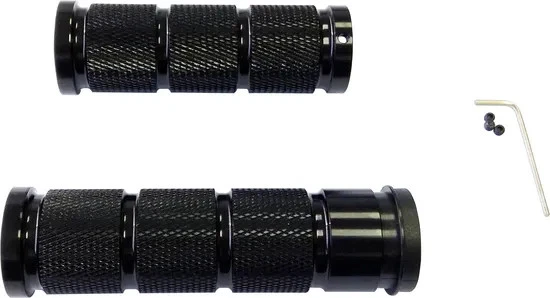 Комплект черных алюминиевых ретро ручек для руля HD TBW HD GE Servi Car 65-73 - Изображение 1 из 3