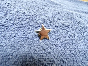 BONITO PIN METAL TONO PLATA ACABADO CROMO ESTRELLA PEQUEÑA - Imagen 1 de 4