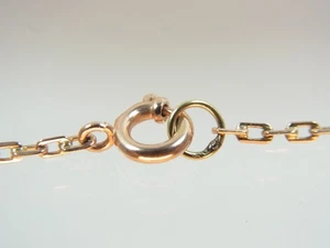 Schöne antike Ankerkette 585  Rotgold ca 41,2 cm lang 1,2 mm ca 3,3  Gramm 1910 - Bild 1 von 7