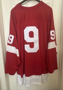 Camiseta deportiva de hockey Mitchell & Ness $200 para hombre 4XL-GRANDE Gordie Howe 1Detroit Red Wings - Imagen 1 de 21