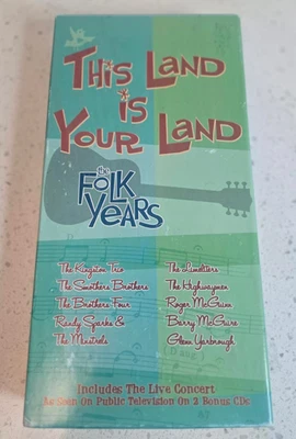 This Land Is Your Land The Folk Years Time Life 10 CD Box Set Foto 1 de 4