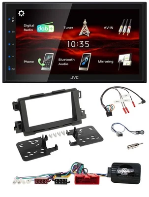 JVC USB Bluetooth Lenkrad DAB 2DIN Autoradio für Mazda 6 CX5 2013-2015 schwarz - Bild 1 von 4