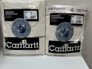 Vtg Carhartt Thermal Cotton Underwear Base Layer Set Size 3XL Made USA NEW NOS - Picture 1 of 9
