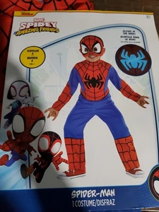 Spirit Halloween Marvel Toddler Classic Spider-Man Costume Size 2t - Picture 1 of 4