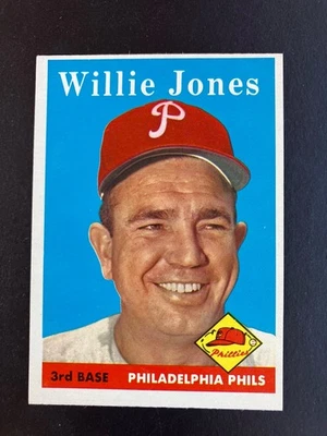 1958 TOPPS # 181 WILLIE JONES - PHILADELPHIA PHILLIES - NM-MT - Image 1 of 2